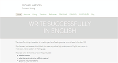 Desktop Screenshot of michaelmarsden.co.uk